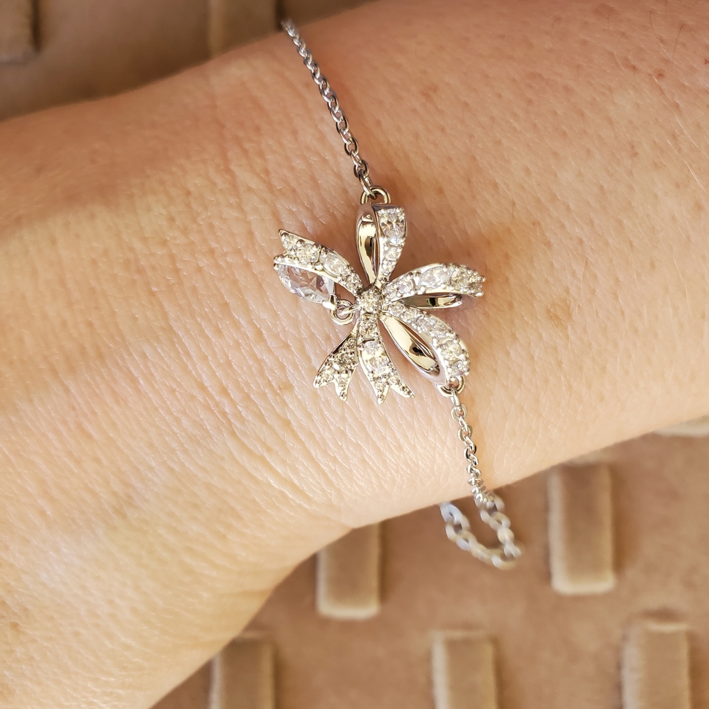 NWT Swarovski Silver Bracelet - Picture 6 of 9